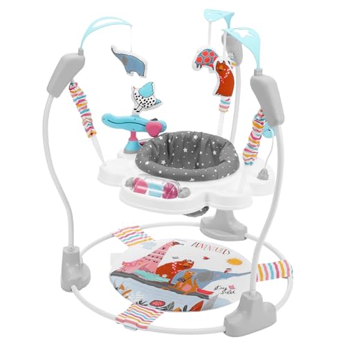 VEVOR Babywippe, Baby-Aktivitätszentrum, 360° drehbar & höhenverstellbar, Spiel-Jumper für Kleinkinder mit Entwicklungsspielzeug, Musik, Lichtern & Geräuschen, Baby-Jumperoo für Kinder ab 6 Monaten VEVOR Babywippe, Baby-Aktivitätszentrum, 360° drehbar & höhenverstellbar, Spiel-Jumper für Kleinkinder mit Entwicklungsspielzeug, Musik, Lichtern & Geräuschen, Baby-Jumperoo für Kinder ab 6 Monaten von VEVOR