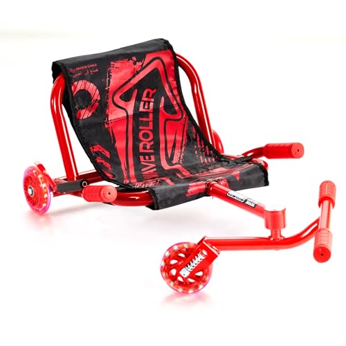 VEVOR Drifter Trike Dreirad 60 kg, Dreiradscooter 960 x 440 x 285 mm, Kinderfahrzeug Dreirad für Kinder ab 4 Jahren, fährt auf Allen harten Oberflächen im Innen- und Außenbereich, Rot VEVOR Drifter Trike Dreirad 60 kg, Dreiradscooter 960 x 440 x 285 mm, Kinderfahrzeug Dreirad für Kinder ab 4 Jahren, fährt auf Allen harten Oberflächen im Innen- und Außenbereich, Rot von VEVOR