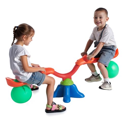 VEVOR Kinderwippe, 24,9 kg Tragkraft pro Sitz, Gartenwippe mit Griffen, Karussellwippe für draußen, 360 Grad drehbar, Schaukelwippe für Kinder ab 3 Jahren, Mehrfarbig, 126x35x65 cm VEVOR Kinderwippe, 24,9 kg Tragkraft pro Sitz, Gartenwippe mit Griffen, Karussellwippe für draußen, 360 Grad drehbar, Schaukelwippe für Kinder ab 3 Jahren, Mehrfarbig, 126x35x65 cm von VEVOR