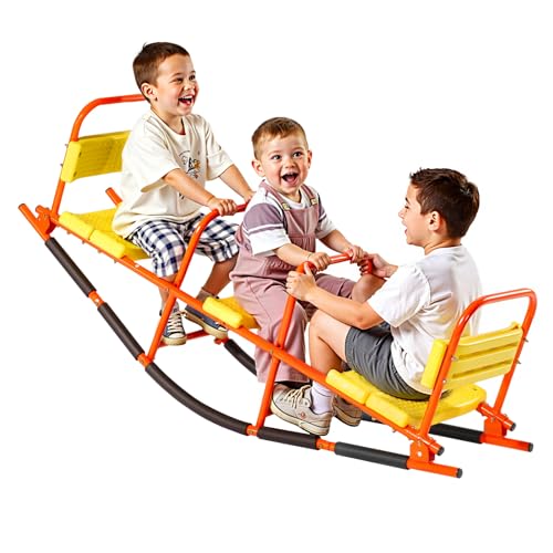 VEVOR Kinderwippe, 90 kg Tragkraft, Schaukelwippe aus Metall mit Griffen, Karussellwippe für Kinder ab 3 Jahren, Gartenwippe für draußen, Rasen, Hinterhof, Spielplatz, 2 Sitze, 1535x490x645 mm VEVOR Kinderwippe, 90 kg Tragkraft, Schaukelwippe aus Metall mit Griffen, Karussellwippe für Kinder ab 3 Jahren, Gartenwippe für draußen, Rasen, Hinterhof, Spielplatz, 2 Sitze, 1535x490x645 mm von VEVOR