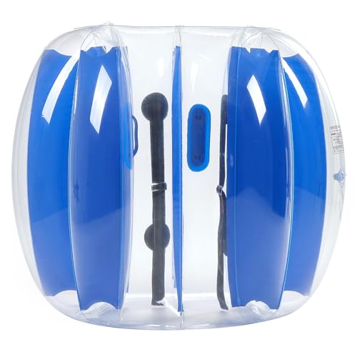 VEVOR aufblasbare Bumper Ball Bumper Stoßball (1 STK.) 1,2 m, strapazierfähiger 0,5 mm Dicker PVC-Bubble Knocker Kollisionsball für Outdoor-Sportteamspiele Spielzeug für Hof Park (Blaue Streifen) von VEVOR