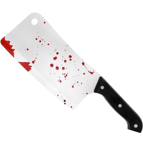 VEYLIN Blutiges Halloween-Messer, 1 Stück künstliche blutige Messer-Requisite, Kunststoffmesser für Halloween-Kostüm, Zubehör, Messer, Halloween-Requisite VEYLIN Blutiges Halloween-Messer, 1 Stück künstliche blutige Messer-Requisite, Kunststoffmesser für Halloween-Kostüm, Zubehör, Messer, Halloween-Requisite von VEYLIN