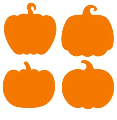 VEYLIN Halloween Kürbis Aufkleber – DIY Bastelset Kinder Set mit 8 Gesichtsbögen, 24 Kürbis Karten & 25 Bändern – Kreatives Halloween Basteln für Party, Schule und Zuhause von VEYLIN