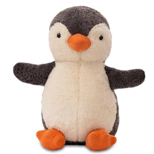VEghee Pinguin Plüschtier, Plüschtier Pinguin 21cm, Plüsch Spielzeug, Pinguin weich gepolstert Kissen, Plüschtier Kissen Spielzeug Geschenk für Kinder, Mädchen, Jungen, Schmusetuch von VEghee