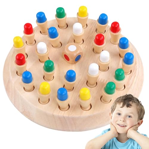 VEghee Schachbrett-Spielzeug, Lernspielzeug für Gedächtnis, ab 4 Jahren, verbessert das Gedächtnis und die Farbwahrnehmung, Geburtstagsgeschenk für Kinder von VEghee