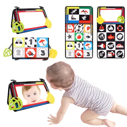 VFANDV Baby Spiegel Spielzeug, Baby Spielzeug 0-6-9-12 Monate Faltbarer Baby Bauchlage Spielzeug Baby Geschenke, Geschenke für Babys Neugeborenen Geschenk VFANDV Baby Spiegel Spielzeug, Baby Spielzeug 0-6-9-12 Monate Faltbarer Baby Bauchlage Spielzeug Baby Geschenke, Geschenke für Babys Neugeborenen Geschenk von VFANDV