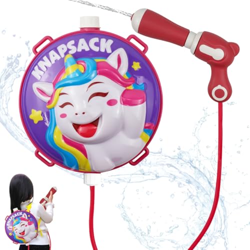 2000ml Wasserpistole Cartoon Wasserpistole mit Tankrucksack Kinder Outdoor Spielzeug Sommer Wassersport Verstellbare Träger Spritzpistole für Outdoor Aktivitätsspiele und Party Strand Garten Pool 2000ml Wasserpistole Cartoon Wasserpistole mit Tankrucksack Kinder Outdoor Spielzeug Sommer Wassersport Verstellbare Träger Spritzpistole für Outdoor Aktivitätsspiele und Party Strand Garten Pool von VFFNFF