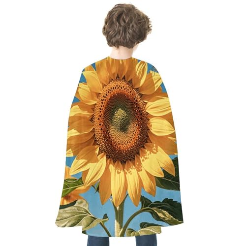VFKLT Doppelseitiger Halloween-Umhang, Sonnenblumen-Blumen-Schmetterlinge, bedruckt, Halloween-Vampirumhang, Party-Kostüme für Damen und Herren VFKLT Doppelseitiger Halloween-Umhang, Sonnenblumen-Blumen-Schmetterlinge, bedruckt, Halloween-Vampirumhang, Party-Kostüme für Damen und Herren von VFKLT