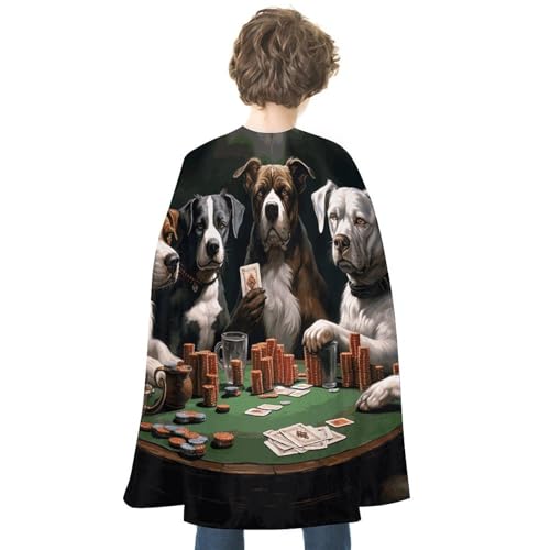VFKLT Doppelseitiger Halloween-Umhang, spielende Poker-Hunde, bedruckt, Halloween-Vampir-Umhang, Party-Kostüme für Männer und Frauen VFKLT Doppelseitiger Halloween-Umhang, spielende Poker-Hunde, bedruckt, Halloween-Vampir-Umhang, Party-Kostüme für Männer und Frauen von VFKLT