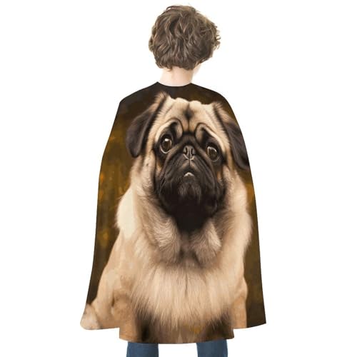 VFKLT Halloween Doppelseitiger Umhang, Mops-Hund, bedruckt, Halloween-Vampirumhang, Party-Kostüme für Männer und Frauen VFKLT Halloween Doppelseitiger Umhang, Mops-Hund, bedruckt, Halloween-Vampirumhang, Party-Kostüme für Männer und Frauen von VFKLT
