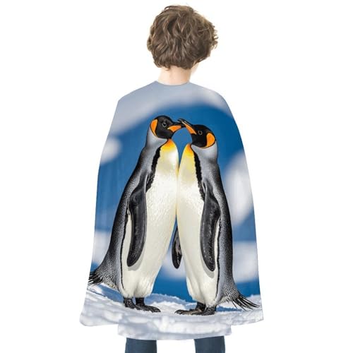 VFKLT Halloween Doppelseitiger Umhang, Pinguine im Schnee, bedruckt, Halloween-Vampirumhang, Party-Kostüme für Damen und Herren VFKLT Halloween Doppelseitiger Umhang, Pinguine im Schnee, bedruckt, Halloween-Vampirumhang, Party-Kostüme für Damen und Herren von VFKLT