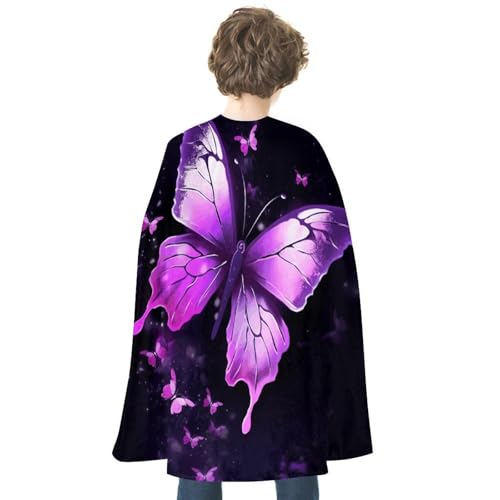 VFKLT Halloween Doppelseitiger Umhang, Schmetterling Lila Bedruckt Halloween Vampir Umhang Party Kostüme für Männer und Frauen VFKLT Halloween Doppelseitiger Umhang, Schmetterling Lila Bedruckt Halloween Vampir Umhang Party Kostüme für Männer und Frauen von VFKLT