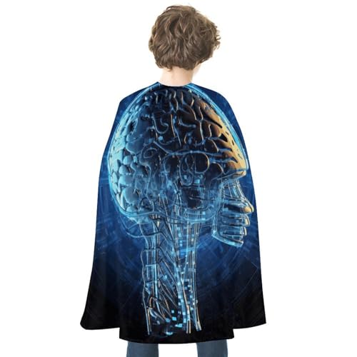 VFKLT Halloween Doppelseitiger Umhang, künstliche Intelligenz Gehirn gedruckt Halloween Vampir Umhang Party Kostüme für Männer und Frauen VFKLT Halloween Doppelseitiger Umhang, künstliche Intelligenz Gehirn gedruckt Halloween Vampir Umhang Party Kostüme für Männer und Frauen von VFKLT