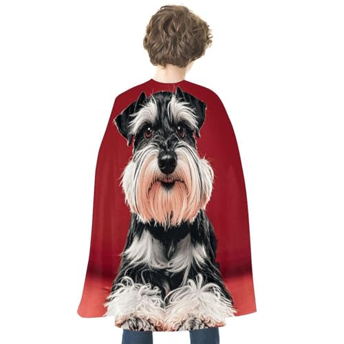 VFKLT Halloween Doppelseitiger Umhang Schnauzer Gedruckt Halloween Vampir Umhang Party Kostüme für Damen und Herren VFKLT Halloween Doppelseitiger Umhang Schnauzer Gedruckt Halloween Vampir Umhang Party Kostüme für Damen und Herren von VFKLT