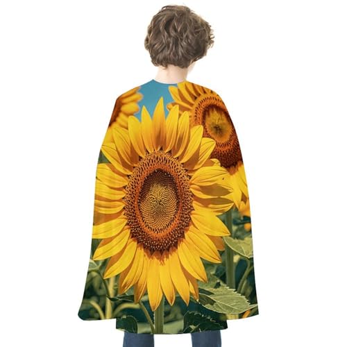 VFKLT Halloween-Umhang, doppelseitiger Umhang, Sonnenblumen, Blumen, bedruckt, Halloween-Vampirumhang, Party-Kostüme für Männer und Frauen VFKLT Halloween-Umhang, doppelseitiger Umhang, Sonnenblumen, Blumen, bedruckt, Halloween-Vampirumhang, Party-Kostüme für Männer und Frauen von VFKLT