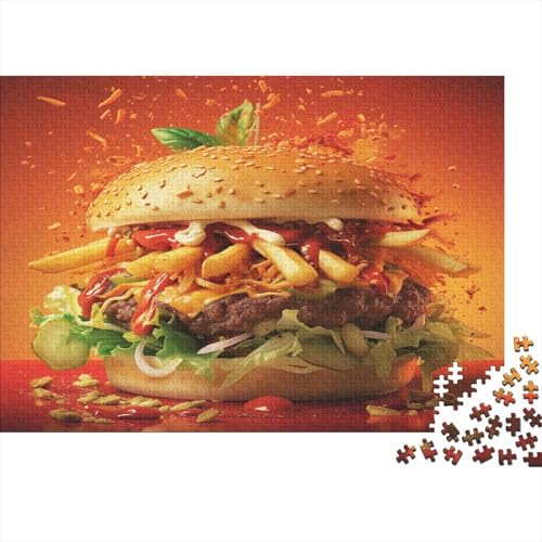Hamburger Puzzle 1000 Teile,Puzzle Für Erwachsene, Impossible Puzzle, GesKükenlichkeitsspiel Für Die Ganze Familie,Puzzle Legespiel- Erwachsenenpuzzle Puzzel 1000pcs (75x50cm) von VFKLZCNYR