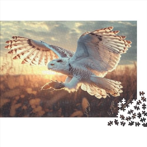 White Eule Puzzlespiel 1000 Teile, Puzzle Erwachsene 1000 Teile, Impossible Puzzle GesKükenlichkeitsspiel Für Die Ganze Familie, Puzzle Erwachsene 1000 Teile Puzzel 1000pcs (75x50cm) von VFKLZCNYR