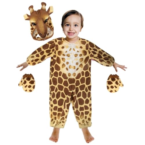 VFM - Alles in einem Kinderkleid für Wildtiere, Giraffe, Giraffe -Kostüm, Kinderkleid, Kinderkostüme, Kinderkleidung, Alter 3-4 VFM - Alles in einem Kinderkleid für Wildtiere, Giraffe, Giraffe -Kostüm, Kinderkleid, Kinderkostüme, Kinderkleidung, Alter 3-4 von VFM e-Store