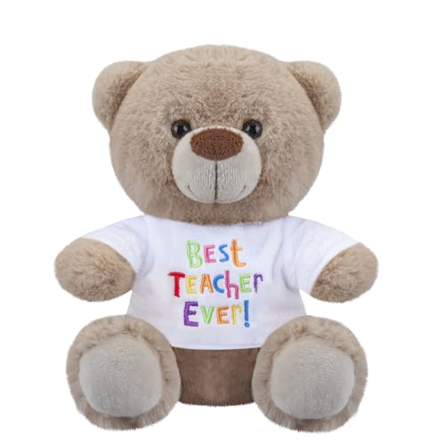 VFM – Best Teacher Bear School End of Year Gift Novelty Present Great Gift for Educator on Special School Occasions - Brown with White VFM – Best Teacher Bear School End of Year Gift Novelty Present Great Gift for Educator on Special School Occasions - Brown with White von VFM e-Store