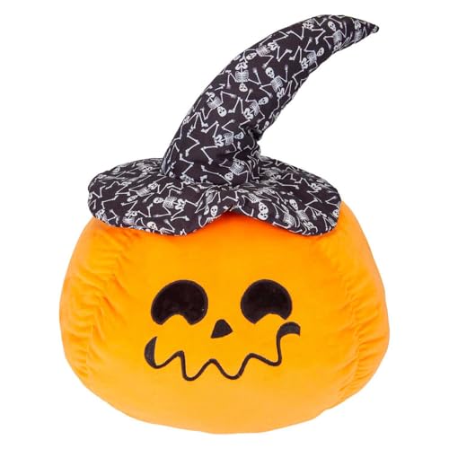 VFM e-Store - Kürbis Plüschtier Halloween Plüsch Süßes oder Saures - Festliches Partygeschenk - 31. Oktober - 66 cm x 45 cm schwarzer Skeletthut x 1 VFM e-Store - Kürbis Plüschtier Halloween Plüsch Süßes oder Saures - Festliches Partygeschenk - 31. Oktober - 66 cm x 45 cm schwarzer Skeletthut x 1 von VFM e-Store