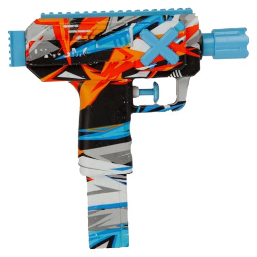 VFM e-Store Uzi Wasserpistole, Wasserpistole, für Erwachsene, Kinder, Outdoor, Pool, Sommer, Strand, 16 cm x 16 cm, Blau, 1 Stück von VFM e-Store