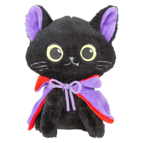 VFM e-Store Vampirkatze Plüschtier, Halloween-Dekoration, Süßes oder Saures, festliches Partygeschenk, 31. Oktober, 14 cm x 10 cm, Schwarz x 1 VFM e-Store Vampirkatze Plüschtier, Halloween-Dekoration, Süßes oder Saures, festliches Partygeschenk, 31. Oktober, 14 cm x 10 cm, Schwarz x 1 von VFM e-Store