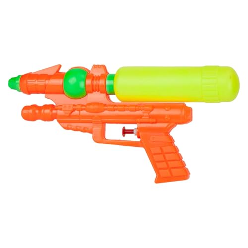 VFM e-Store Wasserpistole, Wasserpistole, Erwachsene, Kinder, Outdoor, Pool, Sommer, Strand, 12 cm x 26 cm, Orange, 1 Stück von VFM e-Store