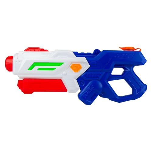 VFM e-Store Wasserpistole, Wasserpistole, Erwachsene, Kinder, Outdoor, Pool, Sommer, Strand, 19 cm x 28 cm, weiß-blau, 1 Stück VFM e-Store Wasserpistole, Wasserpistole, Erwachsene, Kinder, Outdoor, Pool, Sommer, Strand, 19 cm x 28 cm, weiß-blau, 1 Stück von VFM e-Store