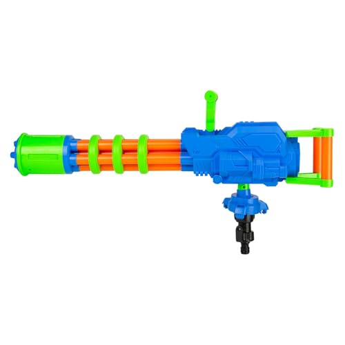 VFM e-Store - Wasserpistole Pistole Schlauchanschluss Outdoor Pool Wasserpistolen für Erwachsene Kinder Sommer Strand - 54 cm x 22 cm Blau-Orange X 1 von VFM e-Store