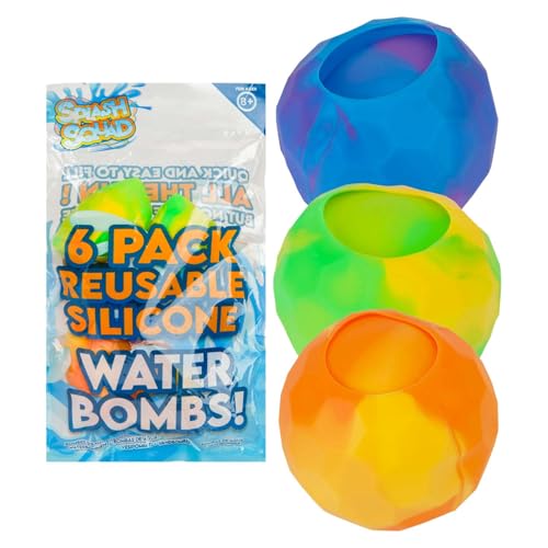 VFM e-Store Wiederverwendbare Silikon-Wasserbomben, Outdoor-Schwimmen, Sommer, Aktivitätsbad, klassische Familienspiele, Kinder und Erwachsene, 26,7 cm x 14,2 cm, mehrfarbig, 6 Stück VFM e-Store Wiederverwendbare Silikon-Wasserbomben, Outdoor-Schwimmen, Sommer, Aktivitätsbad, klassische Familienspiele, Kinder und Erwachsene, 26,7 cm x 14,2 cm, mehrfarbig, 6 Stück von VFM e-Store