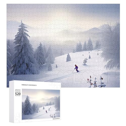 520 Teile Puzzle Erwachsene Winter Groß Dekompression Puzzle Freizeit Unterhaltung Holzpuzzle Entspannung Sensorisches Spielzeug Raumdekoration für Männer und 520 Teile Puzzle Erwachsene Winter Groß Dekompression Puzzle Freizeit Unterhaltung Holzpuzzle Entspannung Sensorisches Spielzeug Raumdekoration für Männer und von VFMKT