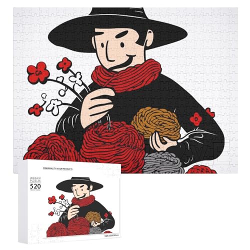 520 Teile Puzzle für Erwachsene Cool A Ball of Red Wool Großes Puzzle Dekompressionsspiel Freizeit Unterhaltung Holzpuzzle Entspannung Sensorisches Spielzeug Dekoration 520 Teile Puzzle für Erwachsene Cool A Ball of Red Wool Großes Puzzle Dekompressionsspiel Freizeit Unterhaltung Holzpuzzle Entspannung Sensorisches Spielzeug Dekoration von VFMKT