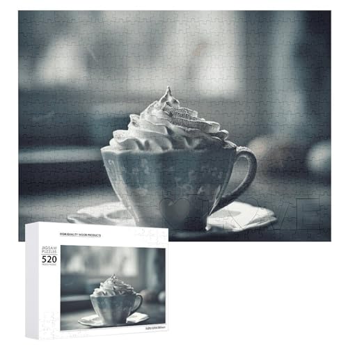 520 Teile Puzzle für Erwachsene Frische Creme auf Kaffee Große Dekompression Puzzle Freizeit Unterhaltung Holzpuzzle Entspannung Sensorisches Spielzeug Raumdekoration für 520 Teile Puzzle für Erwachsene Frische Creme auf Kaffee Große Dekompression Puzzle Freizeit Unterhaltung Holzpuzzle Entspannung Sensorisches Spielzeug Raumdekoration für von VFMKT