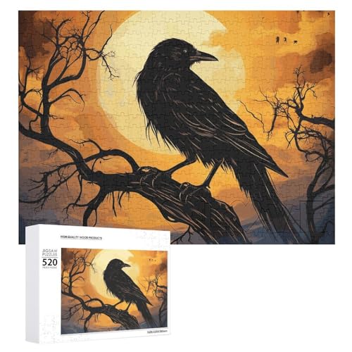 520 Teile Puzzle für Erwachsene Große Coole Rabe Puzzle Dekompression Freizeit Unterhaltung Holzpuzzle Entspannung Sensorisches Spielzeug Raumdekoration 520 Teile Puzzle für Erwachsene Große Coole Rabe Puzzle Dekompression Freizeit Unterhaltung Holzpuzzle Entspannung Sensorisches Spielzeug Raumdekoration von VFMKT