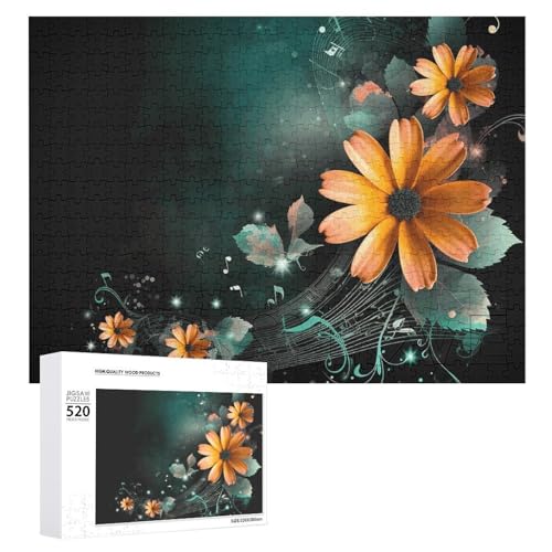 520 Teile Puzzle für Erwachsene Leuchtende Blumen Dekompressionsspiel Freizeit Unterhaltung Holzpuzzle Entspannung sensorisches Spielzeug Raumdekoration für Männer und 520 Teile Puzzle für Erwachsene Leuchtende Blumen Dekompressionsspiel Freizeit Unterhaltung Holzpuzzle Entspannung sensorisches Spielzeug Raumdekoration für Männer und von VFMKT