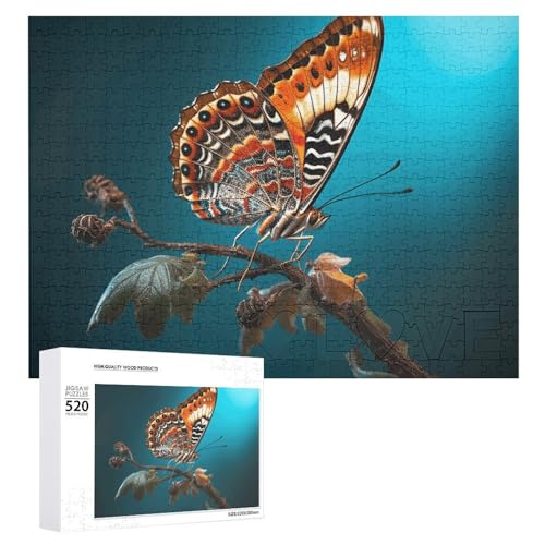 520 Teile Puzzles für Erwachsene Cool Blue Light Schmetterling Puzzles Große Puzzles Spiel Dekompression Freizeit Unterhaltung Holzpuzzle Entspannung Sensorisches Spielzeug Raumdekor für Frauen Männer 520 Teile Puzzles für Erwachsene Cool Blue Light Schmetterling Puzzles Große Puzzles Spiel Dekompression Freizeit Unterhaltung Holzpuzzle Entspannung Sensorisches Spielzeug Raumdekor für Frauen Männer von VFMKT