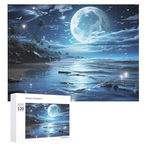 520 Teile Puzzles für Erwachsene Cool Moon Over Puzzles Große Puzzles Spiel Dekompression Freizeit Unterhaltung Holzpuzzle Entspannung Sensorisches Spielzeug Raumdekor für Frauen Männer 520 Teile Puzzles für Erwachsene Cool Moon Over Puzzles Große Puzzles Spiel Dekompression Freizeit Unterhaltung Holzpuzzle Entspannung Sensorisches Spielzeug Raumdekor für Frauen Männer von VFMKT