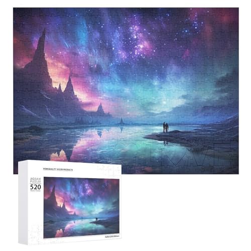 520 Teile Puzzles für Erwachsene Coole Aurora Boreale Puzzles Dekompressionsspiel Freizeit Holzpuzzle Entspannung Sensorisches Spielzeug Raumdekoration für Männer und Frauen 520 Teile Puzzles für Erwachsene Coole Aurora Boreale Puzzles Dekompressionsspiel Freizeit Holzpuzzle Entspannung Sensorisches Spielzeug Raumdekoration für Männer und Frauen von VFMKT