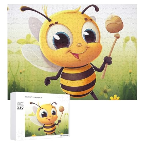 520 Teile Puzzles für Erwachsene Coole Bee Puzzles Große Puzzles Spiel Dekompression Freizeit Unterhaltung Holzpuzzle Entspannung Sensorisches Spielzeug Raumdekor für Frauen Männer 520 Teile Puzzles für Erwachsene Coole Bee Puzzles Große Puzzles Spiel Dekompression Freizeit Unterhaltung Holzpuzzle Entspannung Sensorisches Spielzeug Raumdekor für Frauen Männer von VFMKT