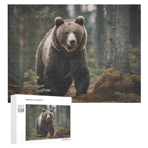 520 Teile Puzzles für Erwachsene Coole Braunbär Puzzles Große Puzzles Spiel Dekompression Freizeit Unterhaltung Holzpuzzle Entspannung Sensorisches Spielzeug Raumdekor für Frauen Männer 520 Teile Puzzles für Erwachsene Coole Braunbär Puzzles Große Puzzles Spiel Dekompression Freizeit Unterhaltung Holzpuzzle Entspannung Sensorisches Spielzeug Raumdekor für Frauen Männer von VFMKT
