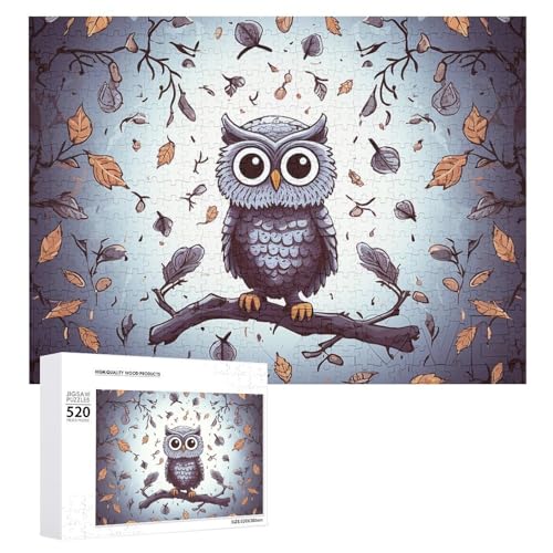 520 Teile Puzzles für Erwachsene Coole Eule Baum Zweige Puzzles Große Puzzles Spiel Dekompression Freizeit Unterhaltung Holzpuzzle Entspannung Sensorisches Spielzeug Raumdekor für Frauen Männer 520 Teile Puzzles für Erwachsene Coole Eule Baum Zweige Puzzles Große Puzzles Spiel Dekompression Freizeit Unterhaltung Holzpuzzle Entspannung Sensorisches Spielzeug Raumdekor für Frauen Männer von VFMKT