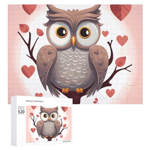 520 Teile Puzzles für Erwachsene Coole Eulenliebhaber Puzzles Große Puzzles Spiel Dekompression Freizeit Unterhaltung Holzpuzzle Entspannung Sensorisches Spielzeug Raumdekor für Frauen Männer 520 Teile Puzzles für Erwachsene Coole Eulenliebhaber Puzzles Große Puzzles Spiel Dekompression Freizeit Unterhaltung Holzpuzzle Entspannung Sensorisches Spielzeug Raumdekor für Frauen Männer von VFMKT