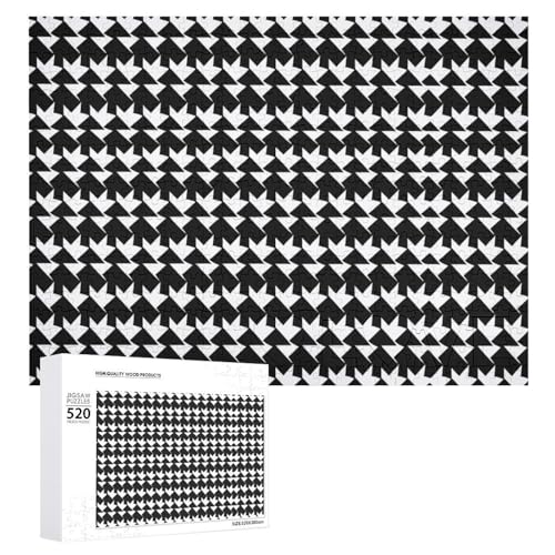 520 Teile Puzzles für Erwachsene Coole Hahnentritt Schwarz Puzzles Große Puzzles Spiel Dekompression Freizeit Unterhaltung Holzpuzzle Entspannung Sensorisches Spielzeug Raumdekor für Frauen Männer 520 Teile Puzzles für Erwachsene Coole Hahnentritt Schwarz Puzzles Große Puzzles Spiel Dekompression Freizeit Unterhaltung Holzpuzzle Entspannung Sensorisches Spielzeug Raumdekor für Frauen Männer von VFMKT