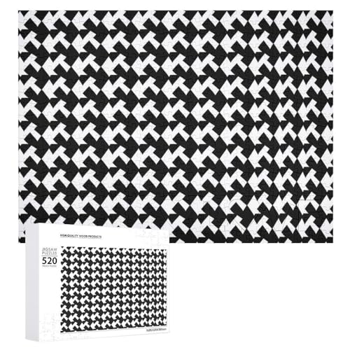 520 Teile Puzzles für Erwachsene Coole Hahnentritt Schwarz Puzzles Große Puzzles Spiel Dekompression Freizeit Unterhaltung Holzpuzzle Entspannung Sensorisches Spielzeug Raumdekor für Frauen Männer 520 Teile Puzzles für Erwachsene Coole Hahnentritt Schwarz Puzzles Große Puzzles Spiel Dekompression Freizeit Unterhaltung Holzpuzzle Entspannung Sensorisches Spielzeug Raumdekor für Frauen Männer von VFMKT