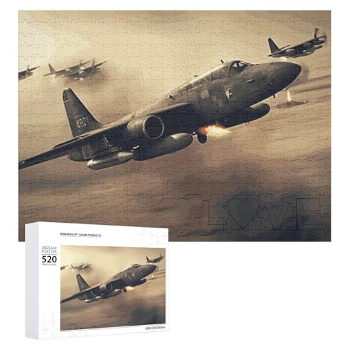 520 Teile Puzzles für Erwachsene Coole Kriegsflugzeug Puzzles Große Puzzles Spiel Dekompression Freizeit Unterhaltung Holzpuzzle Entspannung Sensorisches Spielzeug Raumdekor für Frauen Männer 520 Teile Puzzles für Erwachsene Coole Kriegsflugzeug Puzzles Große Puzzles Spiel Dekompression Freizeit Unterhaltung Holzpuzzle Entspannung Sensorisches Spielzeug Raumdekor für Frauen Männer von VFMKT