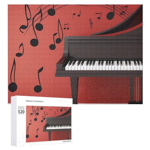 520 Teile Puzzles für Erwachsene Coole Musiknote Große Dekompression Puzzle Freizeit Unterhaltung Holzpuzzle Entspannung Sensorisches Spielzeug Raumdekoration für 520 Teile Puzzles für Erwachsene Coole Musiknote Große Dekompression Puzzle Freizeit Unterhaltung Holzpuzzle Entspannung Sensorisches Spielzeug Raumdekoration für von VFMKT