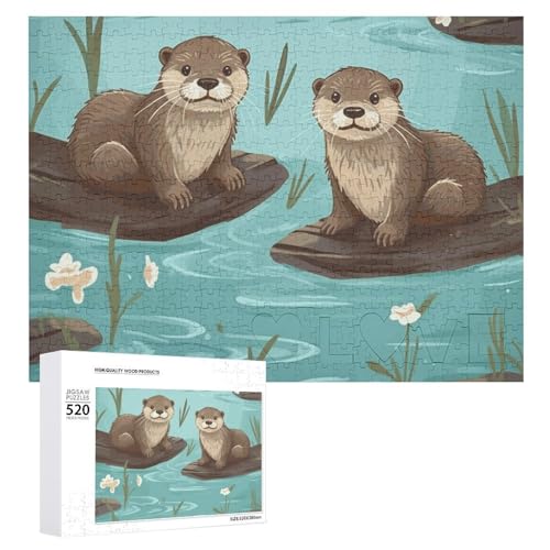 520 Teile Puzzles für Erwachsene Coole Otters Puzzles Große Puzzles Spiel Dekompression Freizeit Unterhaltung Holzpuzzle Entspannung Sensorisches Spielzeug Raumdekor für Frauen Männer 520 Teile Puzzles für Erwachsene Coole Otters Puzzles Große Puzzles Spiel Dekompression Freizeit Unterhaltung Holzpuzzle Entspannung Sensorisches Spielzeug Raumdekor für Frauen Männer von VFMKT