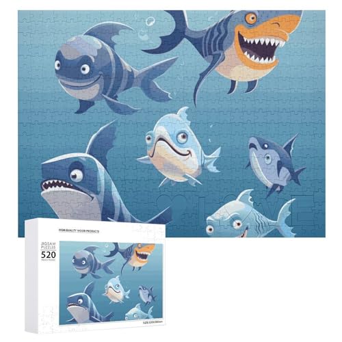 520 Teile Puzzles für Erwachsene Coole Ozeanfische Puzzles Große Puzzles Spiel Dekompression Freizeit Unterhaltung Holzpuzzle Entspannung Sensorisches Spielzeug Raumdekor für Frauen Männer 520 Teile Puzzles für Erwachsene Coole Ozeanfische Puzzles Große Puzzles Spiel Dekompression Freizeit Unterhaltung Holzpuzzle Entspannung Sensorisches Spielzeug Raumdekor für Frauen Männer von VFMKT