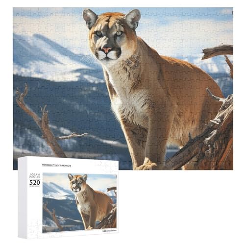 520 Teile Puzzles für Erwachsene Coole Panther Berglöwe Puzzles Große Puzzles Spiel Dekompression Freizeit Unterhaltung Holzpuzzle Entspannung Sensorisches Spielzeug Raumdekor für Frauen Männer 520 Teile Puzzles für Erwachsene Coole Panther Berglöwe Puzzles Große Puzzles Spiel Dekompression Freizeit Unterhaltung Holzpuzzle Entspannung Sensorisches Spielzeug Raumdekor für Frauen Männer von VFMKT