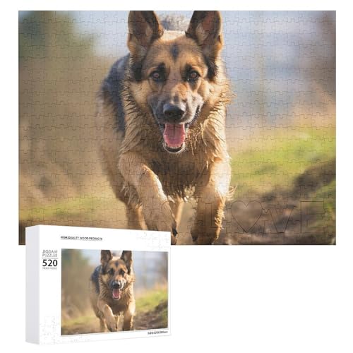 520 Teile Puzzles für Erwachsene Laufen Deutscher Schäferhund Große Dekompression Puzzle Freizeit Unterhaltung Holzpuzzle Entspannung Sensorisches Spielzeug 520 Teile Puzzles für Erwachsene Laufen Deutscher Schäferhund Große Dekompression Puzzle Freizeit Unterhaltung Holzpuzzle Entspannung Sensorisches Spielzeug von VFMKT